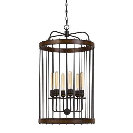 Cal Lighting Cantania 6 Light 20" Wide Cage Pendant Metal