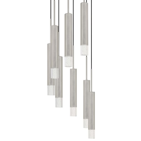 Cal Lighting 8 Light 16" Wide LED Multi Light Pendant Brushed Steel