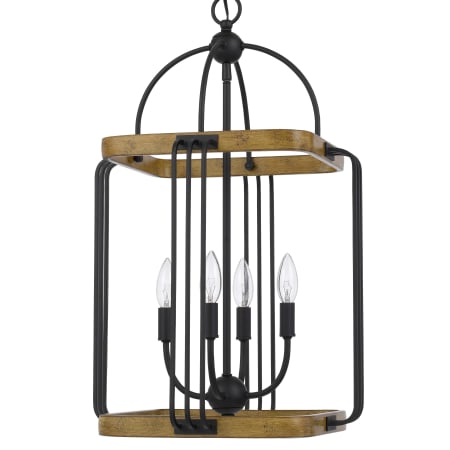 Cal Lighting Ripon 4 Light 16" Wide Taper Candle Style Chandelier Black