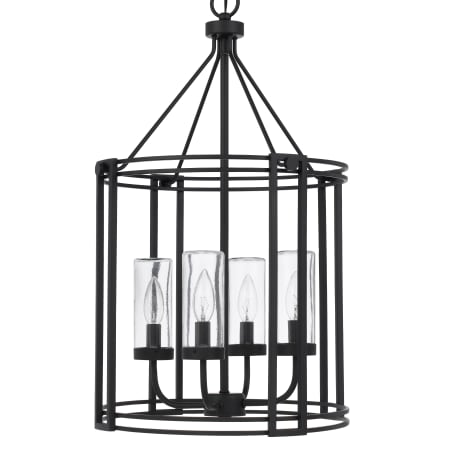Cal Lighting Luton 4 Light 16" Wide Taper Candle Style Chandelier Black