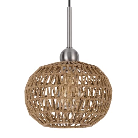 Cal Lighting Medan 10" Wide Pendant Burlap