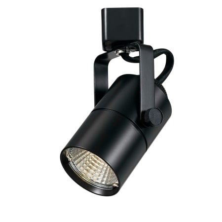 Cal Lighting Single Light 10 Watt LED Track Head with Clear Glass Disk Shade Black