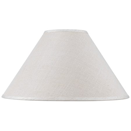 Cal Lighting Burlap 11" Tall Light Heather Shade with Spider Type Fitter Light Heather