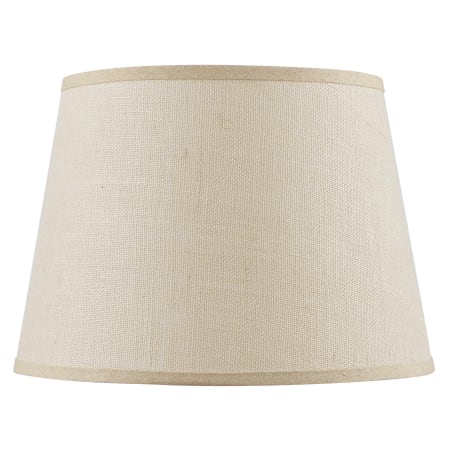 Cal Lighting Burlap 12" Tall Light Tan Shade with Spider Type Fitter Light Tan
