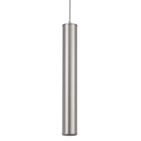 Cal Lighting Melini Single Light 2" Wide LED Mini Pendant Brushed Steel