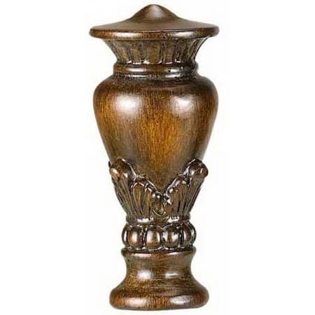 Cal Lighting 2.5" Traditional / Classic Resin Urn Finial Light Brown