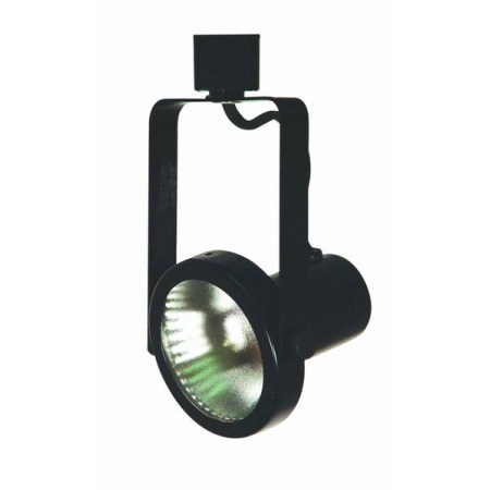 Cal Lighting Contemporary / Modern 1 Light Swiveling Track Head with Gimbal Ring for HT Series Track Systems Black