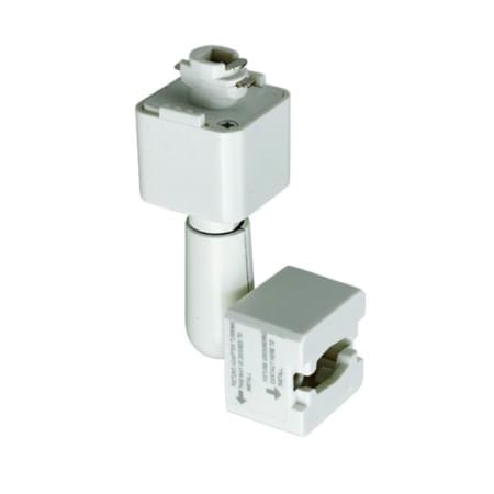 Cal Lighting Line Voltage Sloped Ceiling Adapter for HT Track Systems Frosted White