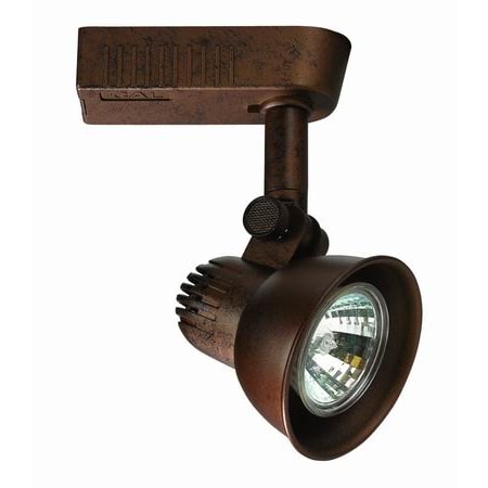 Cal Lighting  1 Light Adjustable 50 Watt HT Series Track Head Rust