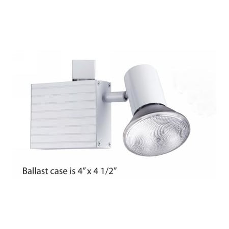 Cal Lighting Contemporary / Modern 1 Light 35 Watt Adjustable Spot Light for HT Series Track Systems Pure White