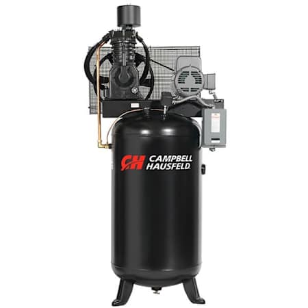 Campbell Hausfeld 7.5 HP 80 Gal 175 Max PSI Two-Stage Stationary Electric (208 Volt 3 Phase) Reciprocating Air Compressor N/A