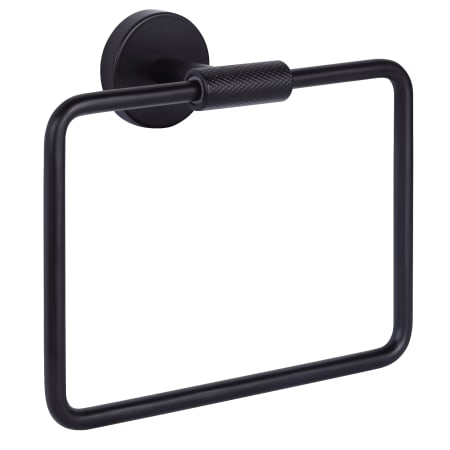 Canarm Varen 8" Wall Mounted Towel Ring Matte Black