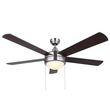 Canarm Preston 22.64" 5 Blade Indoor Ceiling Fan Brushed Nickel