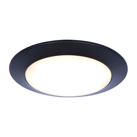Canarm LED Disk Light 7" Wide Flush Mount Bowl Ceiling Fixture Black