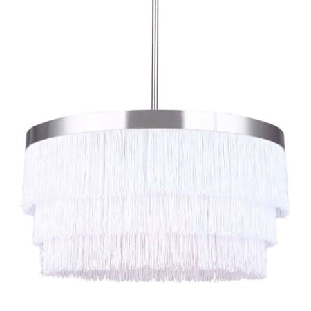 Canarm Syren 3 Light 18" Wide Pendant Brushed Nickel