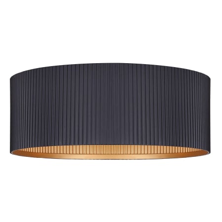 Canarm Rexton 2 Light 14" Wide Flush Mount Drum Ceiling Fixture Black