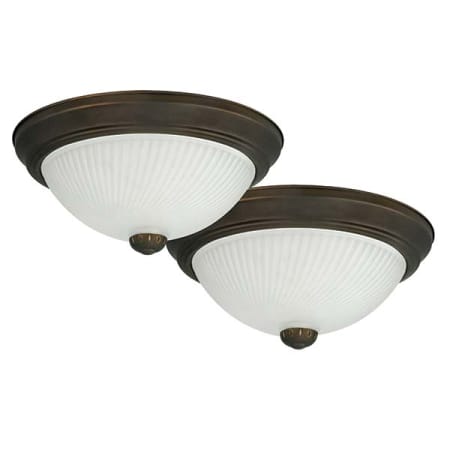 Canarm 2 Light 11" Wide Flush Mount Ceiling Fixture - Pack of 2 Oil Rubbed Bronze