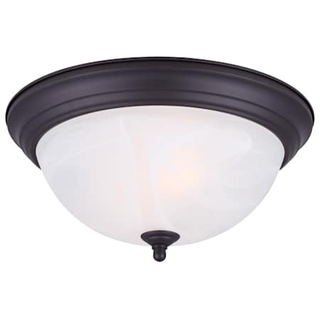 Canarm 2 Light 13" Wide Flush Mount Ceiling Fixture Oil Rubbed Bronze