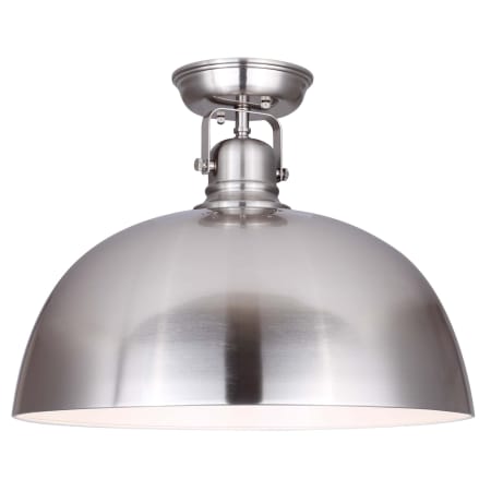 Canarm Polo 16" Wide Semi-flush Ceiling Fixture Brushed Nickel