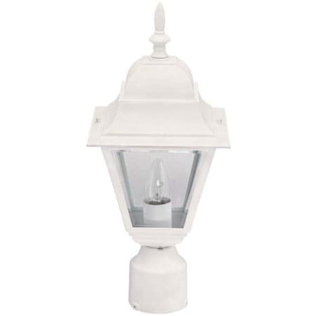 Canarm Single Light 16-3/4" High Outdoor Post Light White