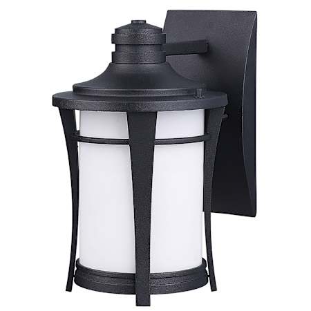 Canarm Maya Single Light 10-3/4" High Outdoor Wall Sconce Black