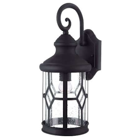 Canarm Atlanta Single Light 16" High Outdoor Wall Sconce Black
