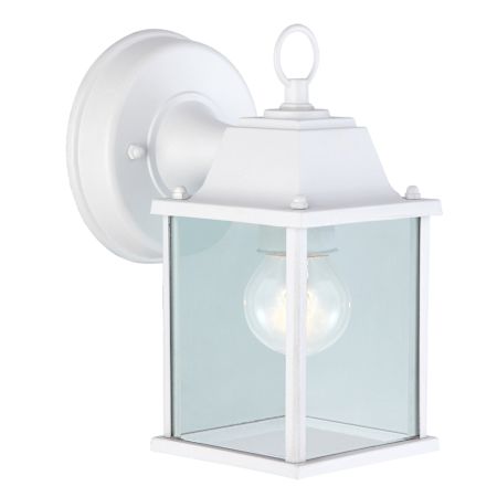 Canarm Outdoor 9" Tall Outdoor Wall Sconce White