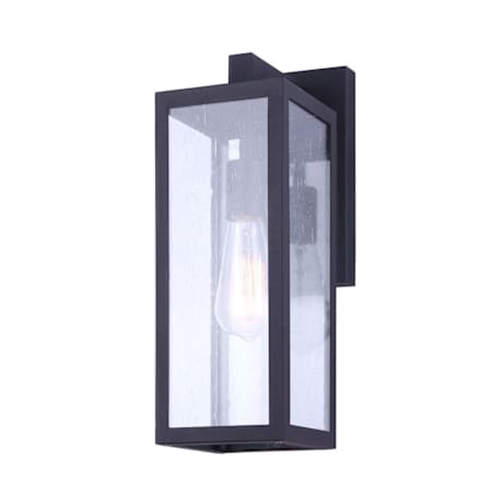 Canarm Newport 15" Tall Outdoor Wall Sconce Black