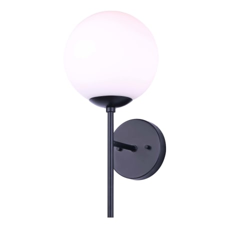 Canarm Kahlo 17" Tall Outdoor Wall Sconce Black