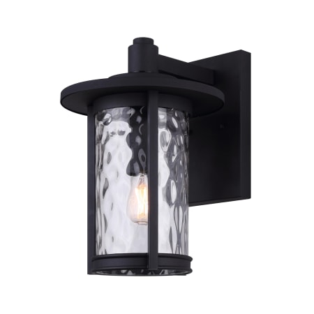 Canarm Leon 15" Tall LED Wall Sconce Black