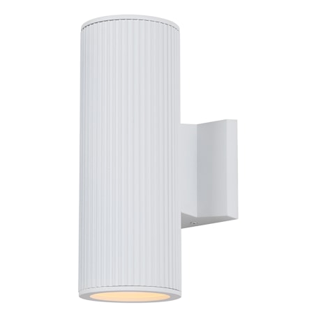 Canarm REXTON 2 Light 12" Tall Outdoor Wall Sconce White