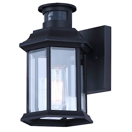 Canarm Kersley 10" Tall Outdoor Wall Sconce Black