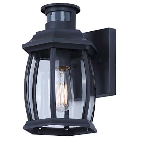 Canarm Buckly 10" Tall Outdoor Wall Sconce Black