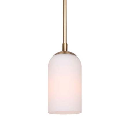 Canarm Novalee 5" Wide Pillar Candle Mini Pendant Gold