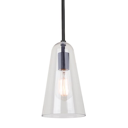 Canarm LUISA 6" Wide Mini Pendant Black