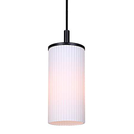 Canarm KINSLEA 5" Wide Mini Pendant Matte Black