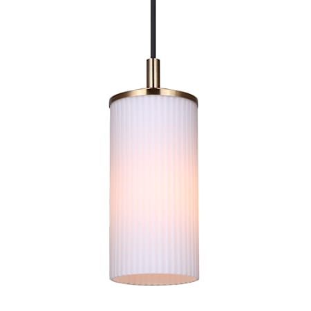 Canarm KINSLEA 5" Wide Mini Pendant Gold
