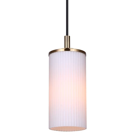 Canarm KINSLEA 5" Wide Mini Pendant Gold