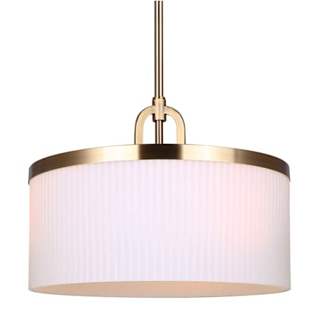 Canarm KINSLEA 3 Light 14" Wide Pendant Gold