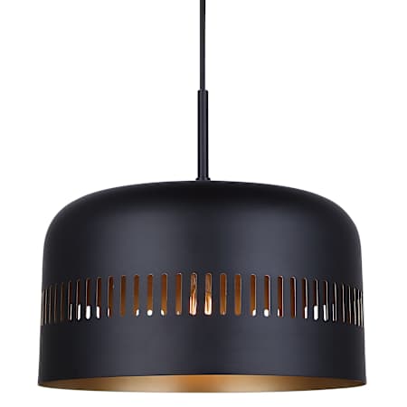Canarm Miles 13" Wide Pendant Matte Black