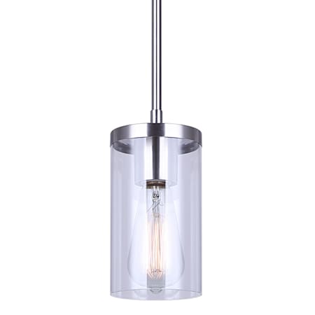 Canarm Britton 5" Wide Mini Pendant Brushed Nickel