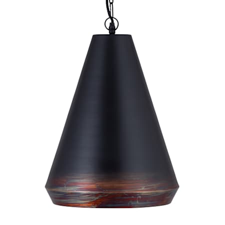 Canarm Soma 14" Wide Pendant Black and Copper