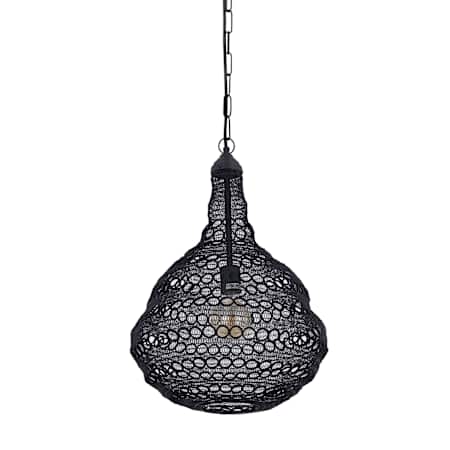 Canarm AGRA 15" Wide Pendant Black