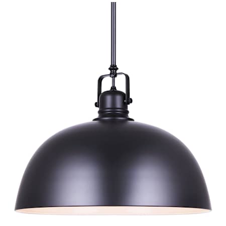 Canarm Polo 16" Wide Pendant Black