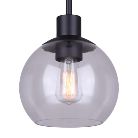 Canarm Landry 7" Wide Mini Pendant Black