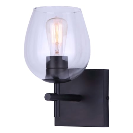 Canarm Cain Bathroom Sconce Black
