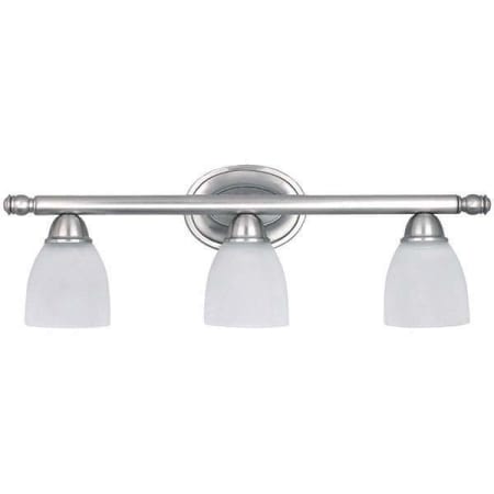 Canarm Vanity 3 Light 24-3/4" Wide Bathroom Vanity Light Brushed Pewter