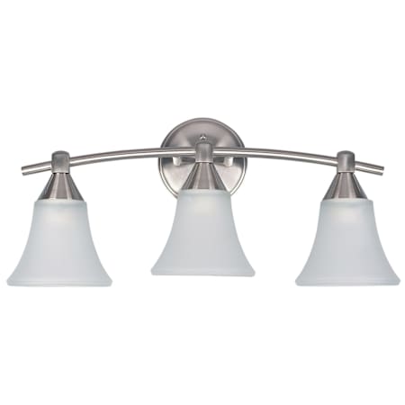 Canarm Grace 3 Light 20" Wide Bathroom Vanity Light Brushed Pewter