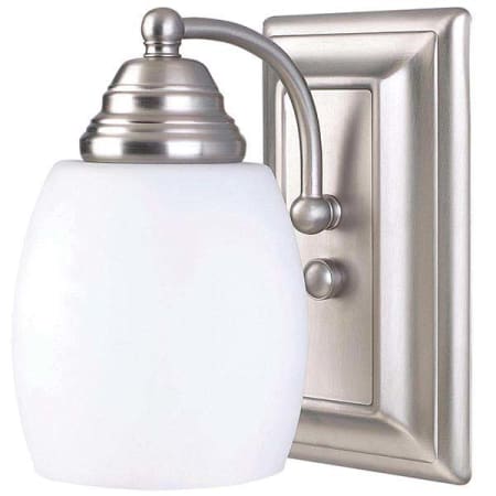 Canarm Griffin Single Light 4-5/8" Wide Bathroom Sconce Brushed Pewter
