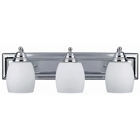 Canarm Griffin 3 Light 24" Wide Bathroom Vanity Light Chrome